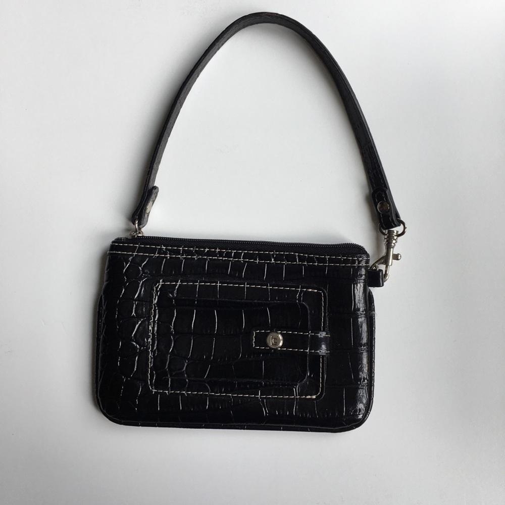 Liz Claiborne Vegan Leather Wristlet